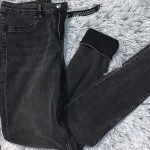 Dark gray/black brand new jeans